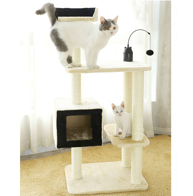 New Design Pet Products Modern Luxury Large Wood Cat Climbing Tower,Tree House For Cat,Cat Tower Tree