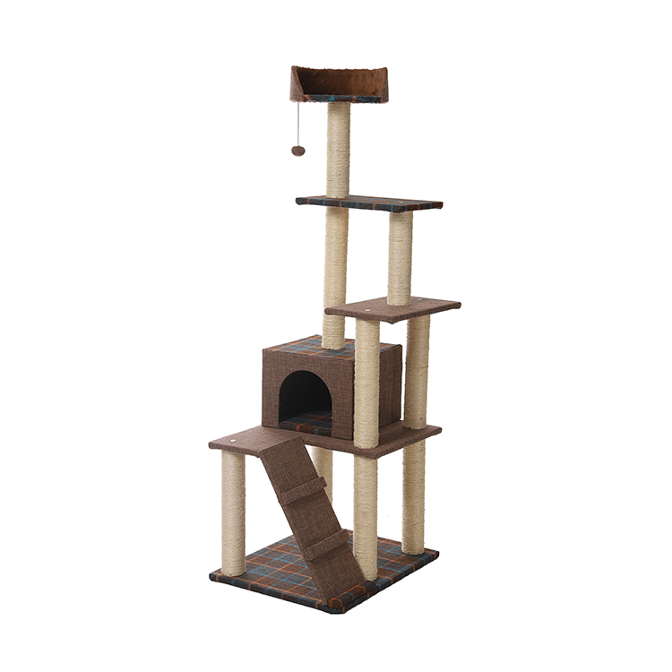 Wholesale Big Size Cheap Tree Houses,High Quality Wooden Cat Scratching Tree