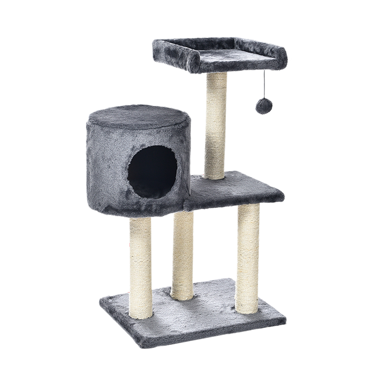 Sustainable Stocked New Design Cat Tree Modern Luxury Large Cat Climbing Scratcher Tree