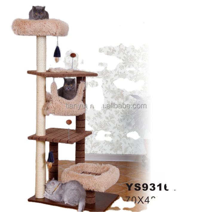 Interactive Toys 2022 Guaranteed Quality Pet Products Factory Deluxe Carpet Cat Tree
