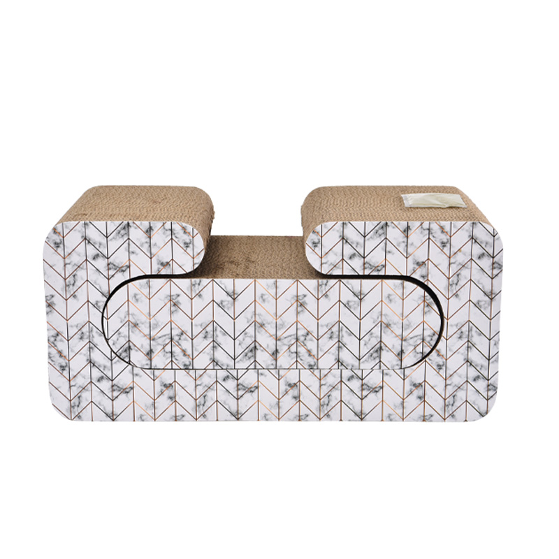 2-in-1 Structure Enhanced Functionality Creates Multiplied Funs Pet Furniture Cat Scratching Board
