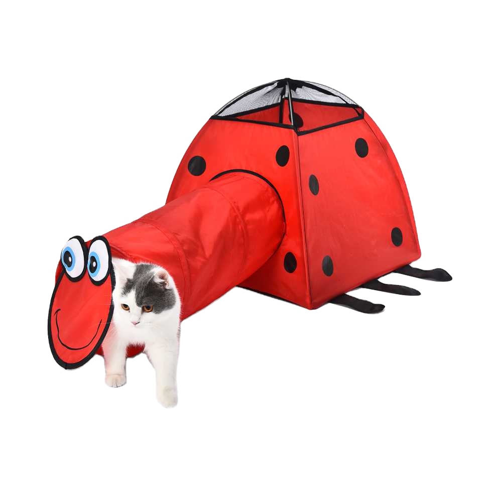 Pet Cats Puppy Interactive Collapsible Tube Foldable Cat Toy Cubes Playground Tunnel Design For Cat Pet