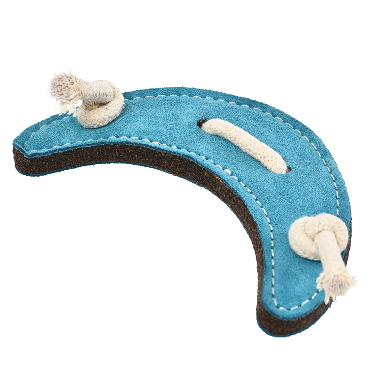 Material Is Real Cowhide Pets Accessories Pet Rope Molar Chew Toy For Dog Chew Fetch And Toss