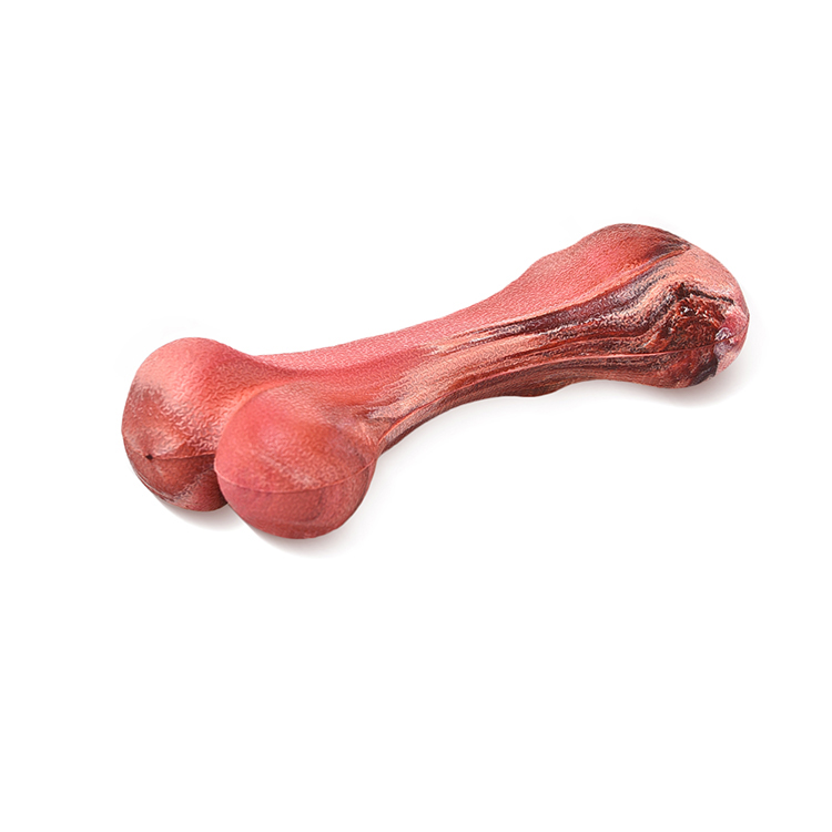 Teeth Cleaning Durable Rubber Pet Dog Chew Toy Bone