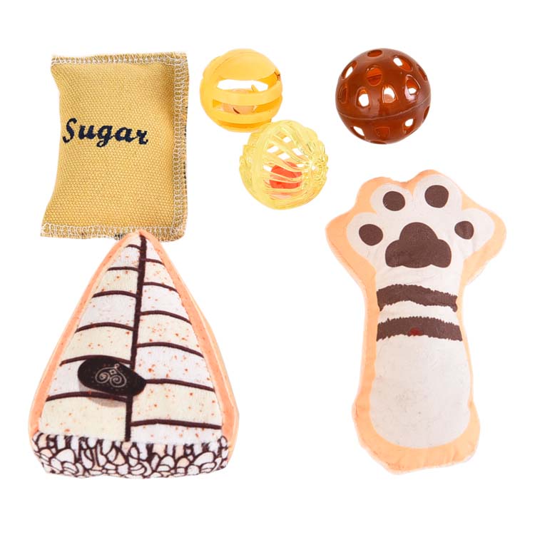 6pcs Durable Wholesale Cat Interactive Toys Pet Cat Toy