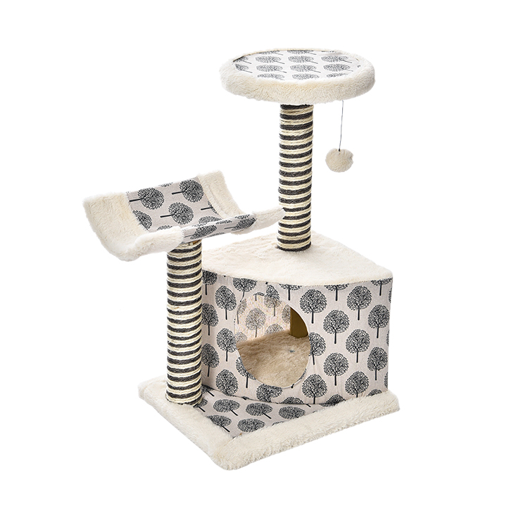 Multifunction Corrugated Cardboard Scratcher Toy Cat Tree Climbing Toy Cat Tree Design