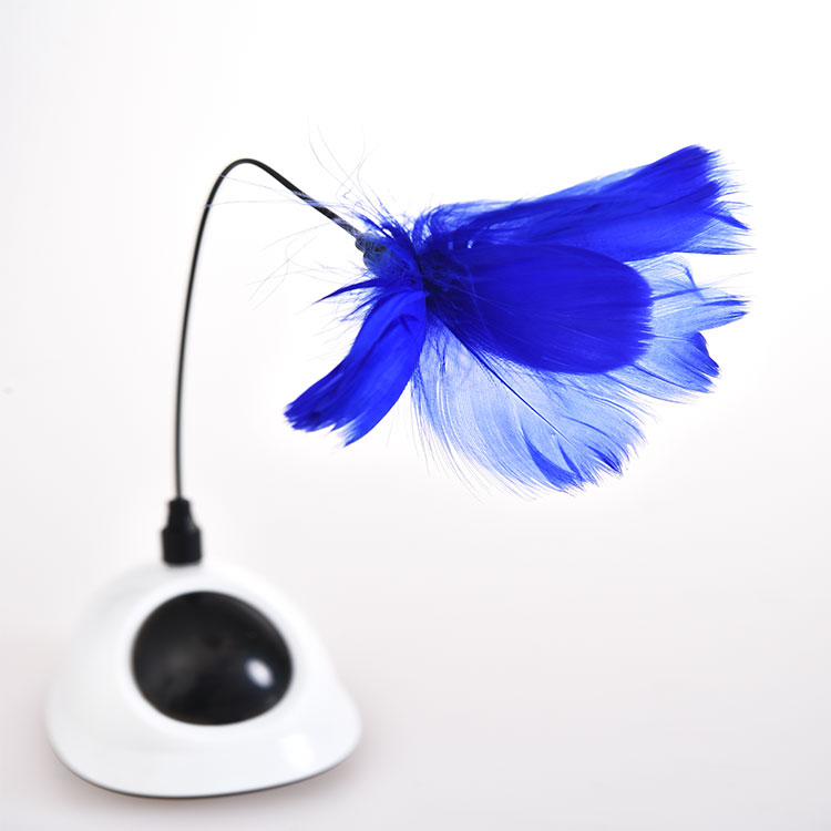Innovative Alien Out Looking Installed Anywhere Electric Cat Feather Toy Cat Laser Toy