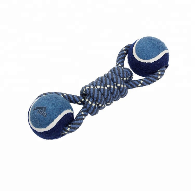 Interactive Soft Texture Tennis Ball Dog Rope Chew Toy
