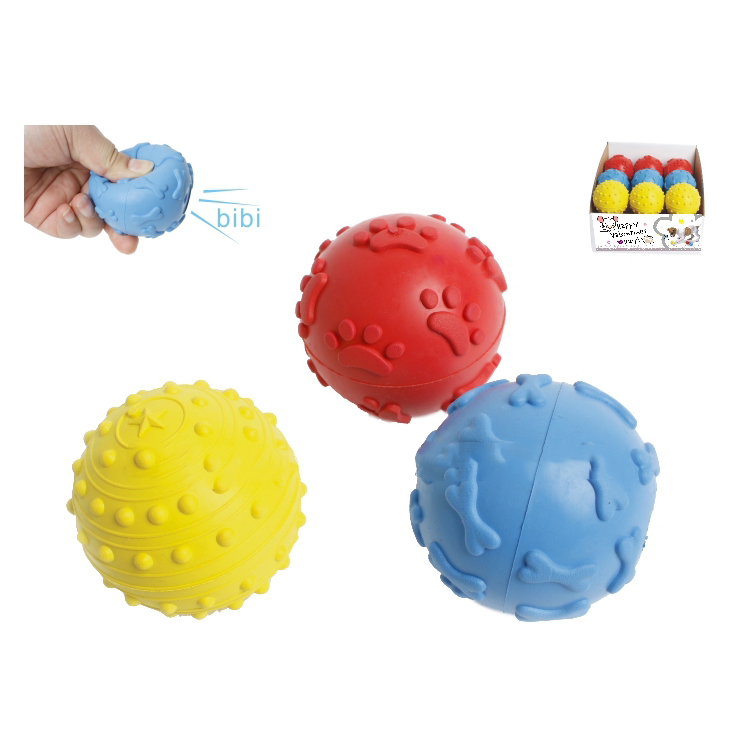 New Design Guaranteed Quality Squeaky Ball Rubber Dog Toy Ball,Wholesale Pet Toy