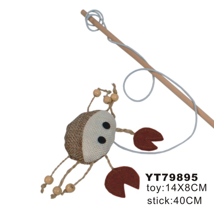 2022 Made In China Juguetes Para Mascotas Small Interactive Toys Cat Scratcher Toy Stick