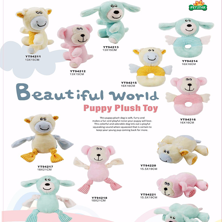 New Arrival Eco Friendly Durable Interactive Iq Training Plush Rope Cat Dog Chew Pet Toys