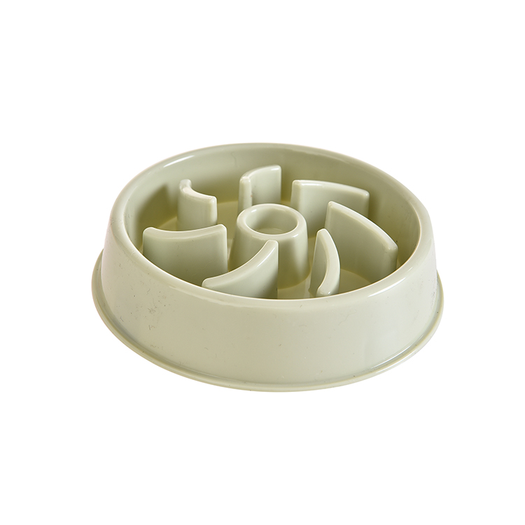Unique Design Hot Sale Plastic Slow Food Bowls Maze Pet Bowl Feeder