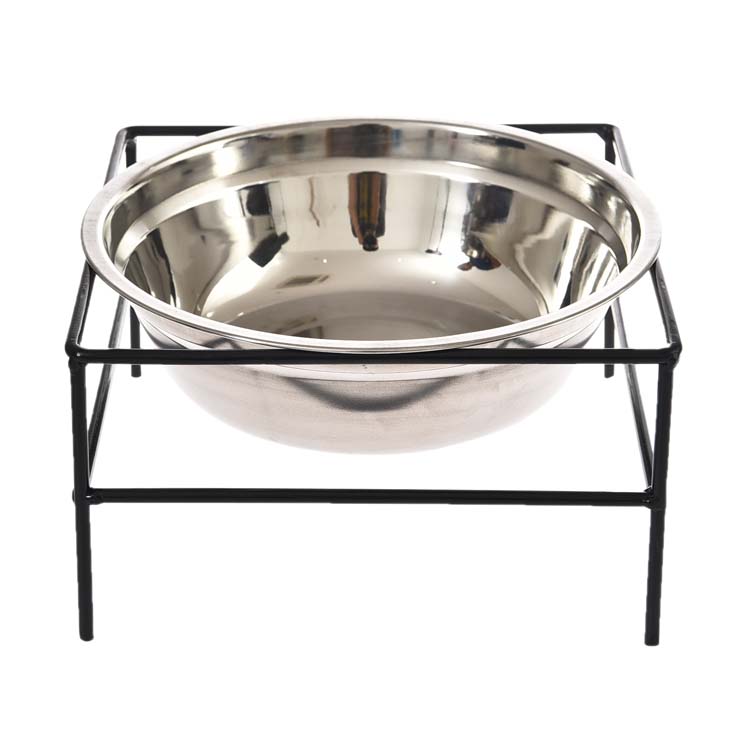 Factory Supply Attractive Price Easy Clean Pet Elevated Stainless Steel Bowl Dog Raise Feeder Bowl