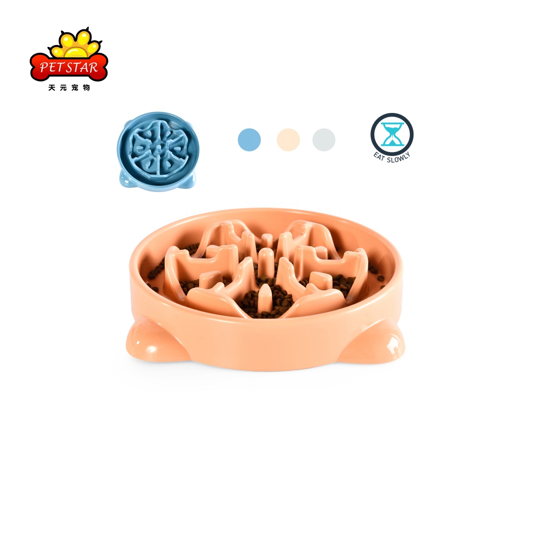 New Design High Quality Anti-asphyxiation Slow Feed Pet Food Slow Feeding Dog Bowl