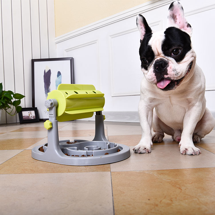 Healthy Diet Iq Training Toy Smart Automatic Pet Feeder Plastic Dog Bowl Slow Feeder