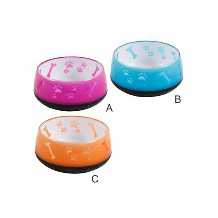Candy Color Food Grade High Quality Sustainable Orange Pink Blue Feeder Dog Bowl