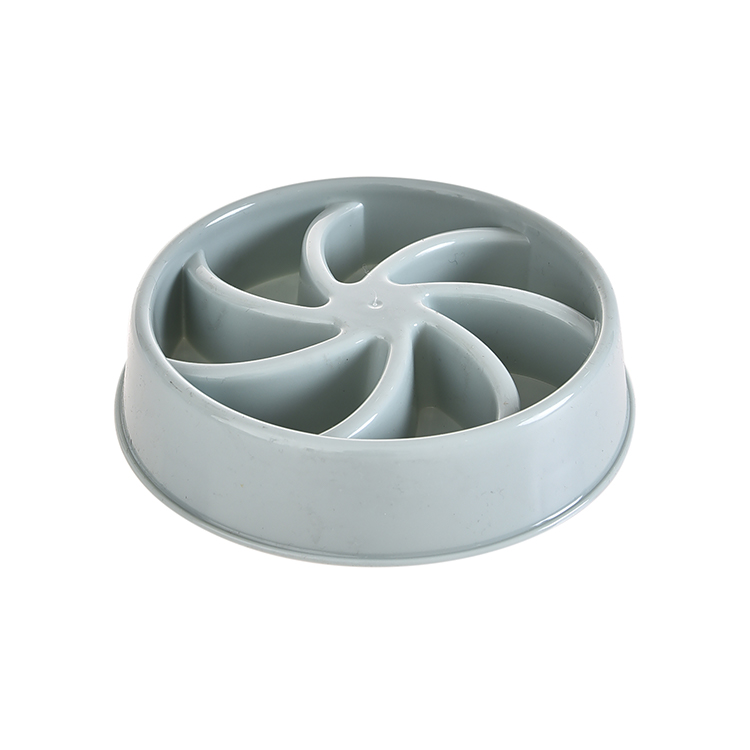 Guaranteed Quality Unique Spiral Style Pet Round Bowls Plastic Dog Feeder Pet Bowl