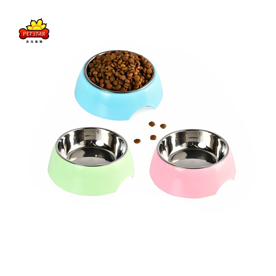 Good Quality Multi-color Sturdy Pet Portable Bowl Cheap Personalized Stainless Pet Bowl