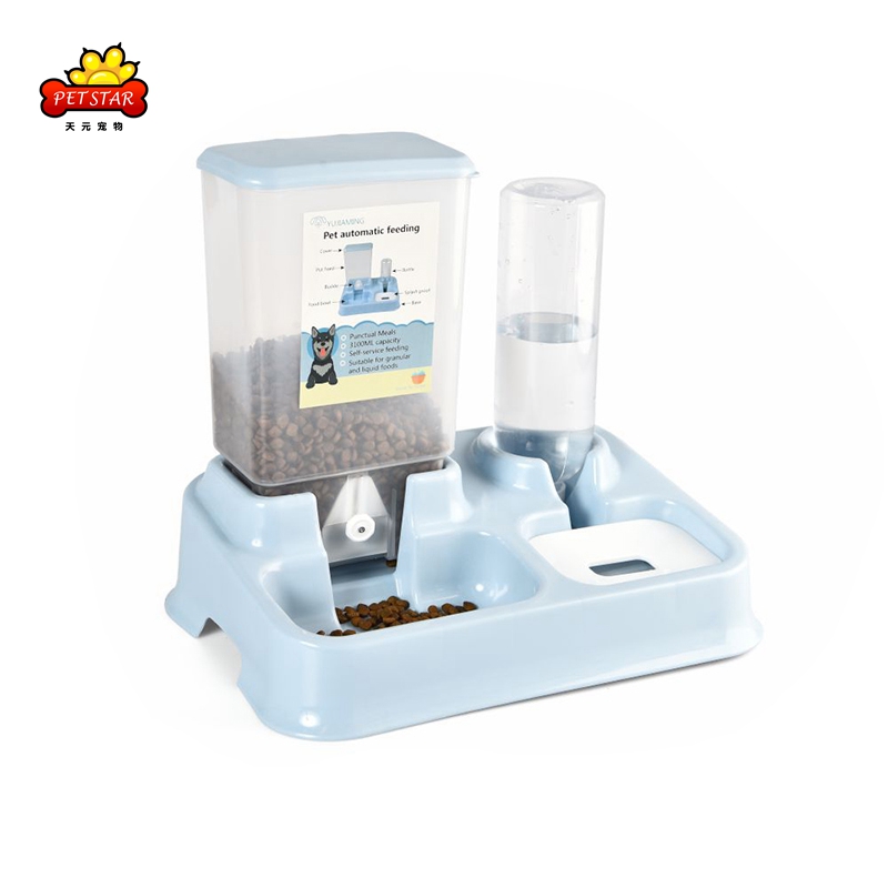 High Quality Durable And Multifunctional Pet Water Fountain And Food Bowl Pet Feeder Bowl 2 In 1 Pet Bowl