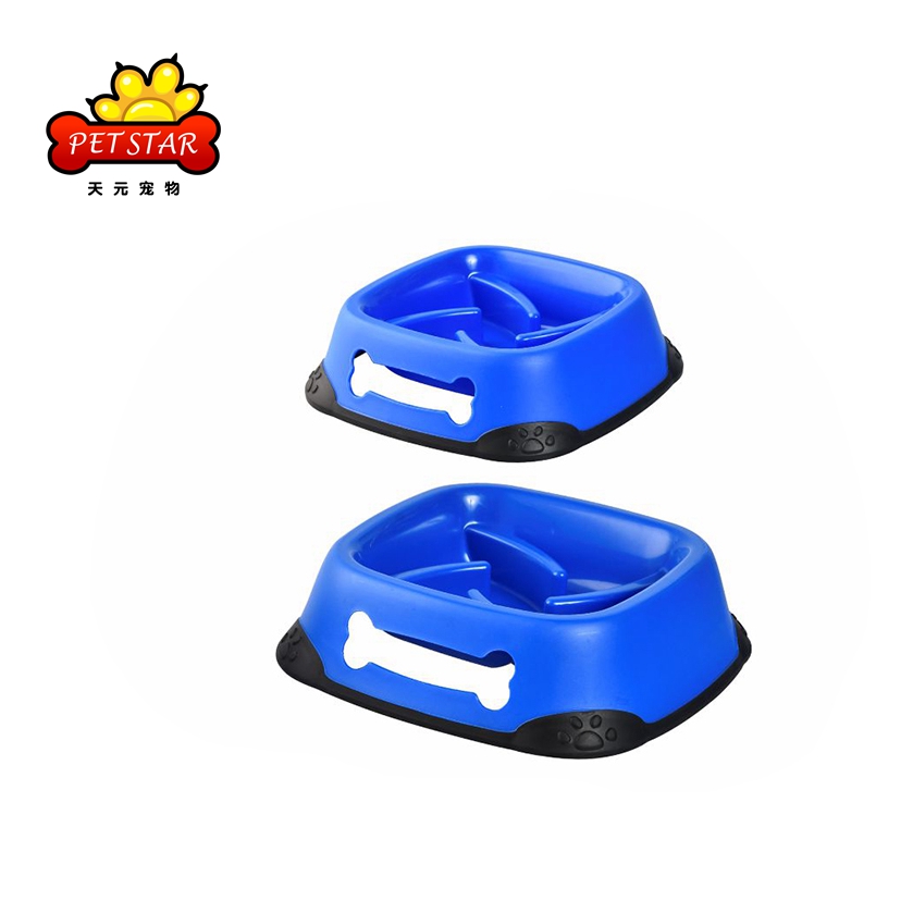 Luxury Slow Down Eating Dog Food Bowl Pet Travel Bowl Portable Slow Feeder Pet Bowl