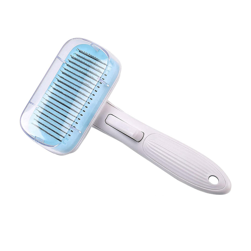 Self-cleaning Slicker Remove Shedding Hair Comb One-click Cat Dog Pet Grooming Brush