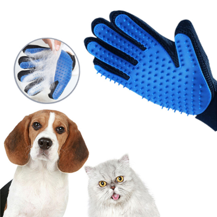 Tianyuan Five Finger Cleaning Dog Glove Brush Dog Washing Glove For Pets