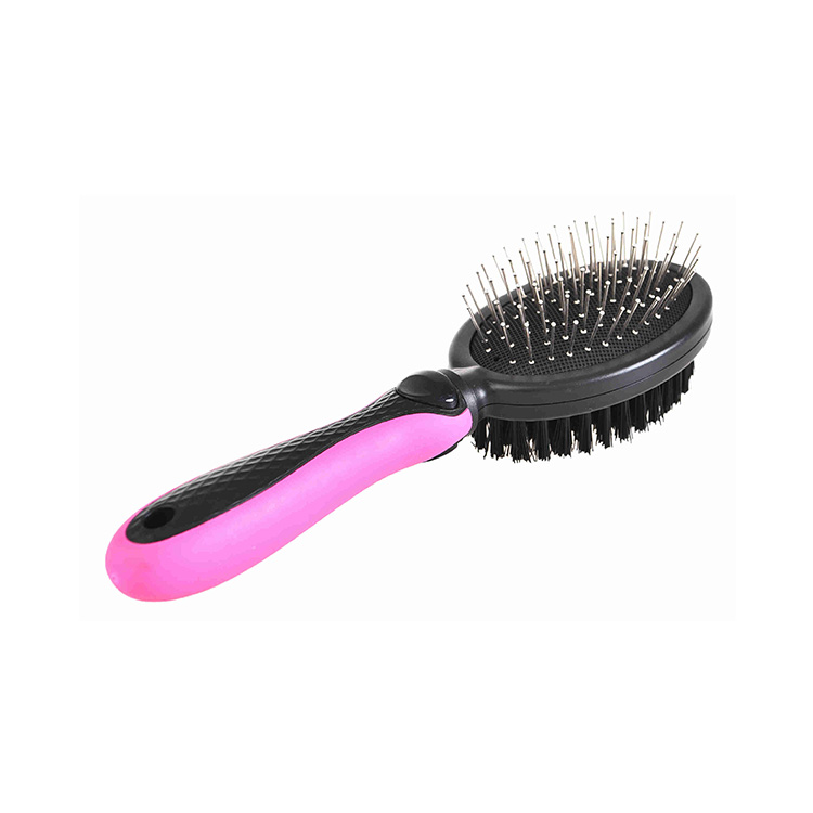 Double-side Pet Cleaning Brush Pet Grooming Brush Comb Pet Hair Remover Brush