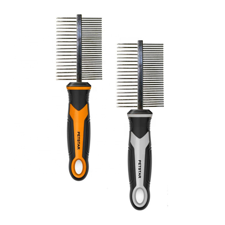 2022 Hot Sale Matted Fur Knots Tangles Pet Dog Tool Stainless Steel Removing Pet Comb