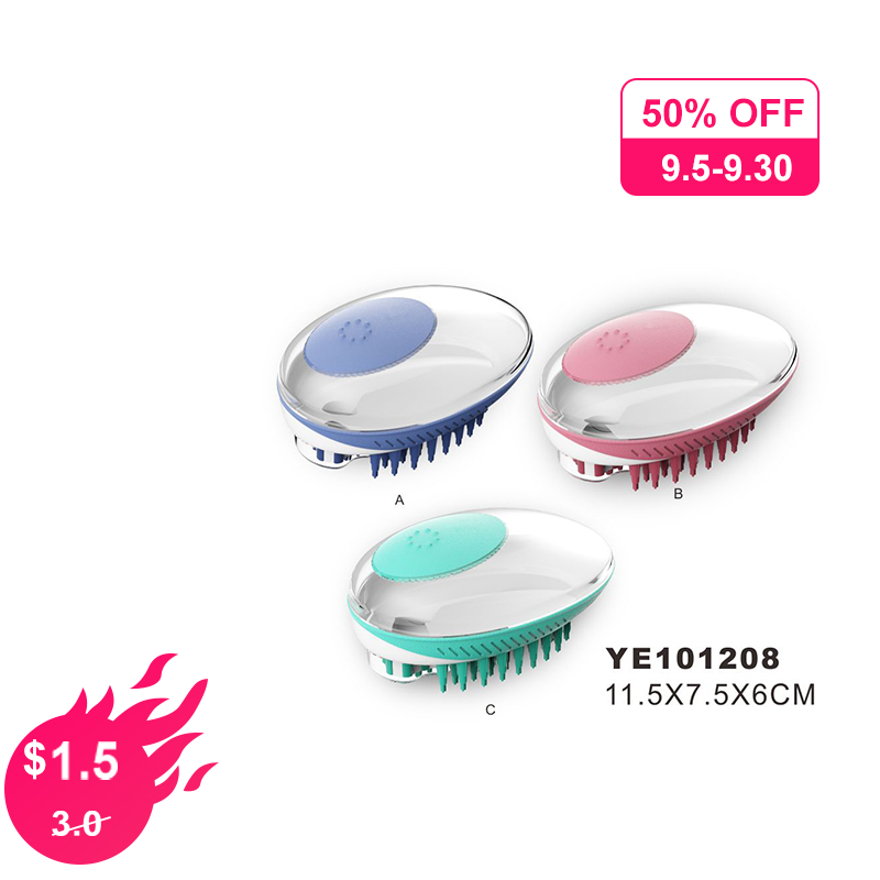 Pet Cleaning Brush,Pet Hair Remover Brush Preferential Pet Grooming Brush,Silicone Grooming Tools For Dogs Color Box