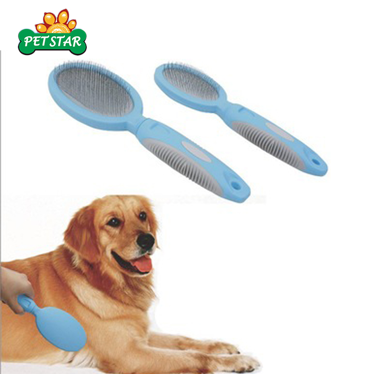 Single Side Pet Dog Brush With Soft Handle(yb71987)