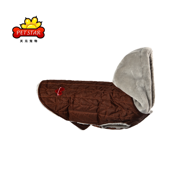 China Supplier Recycled Materials Luxury Designer Warm Small Dog Winter Clothes