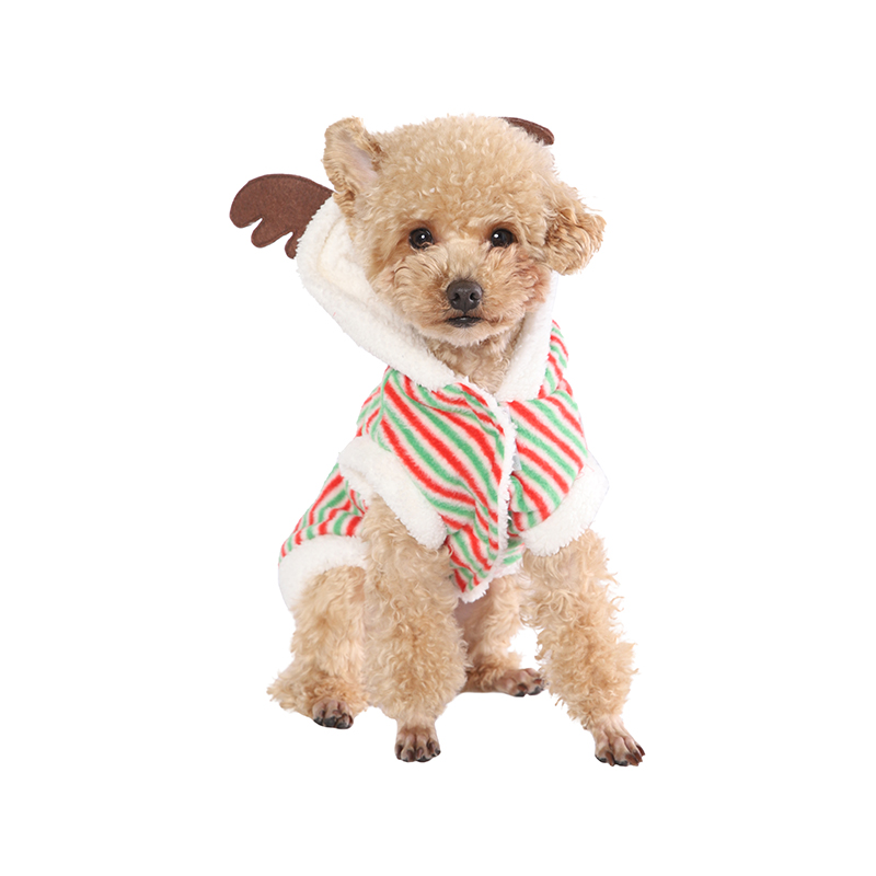 Hot Selling Christmas Pet Dog Clothes Cute Deer Elk Shape Costume Pet Dog Clothes