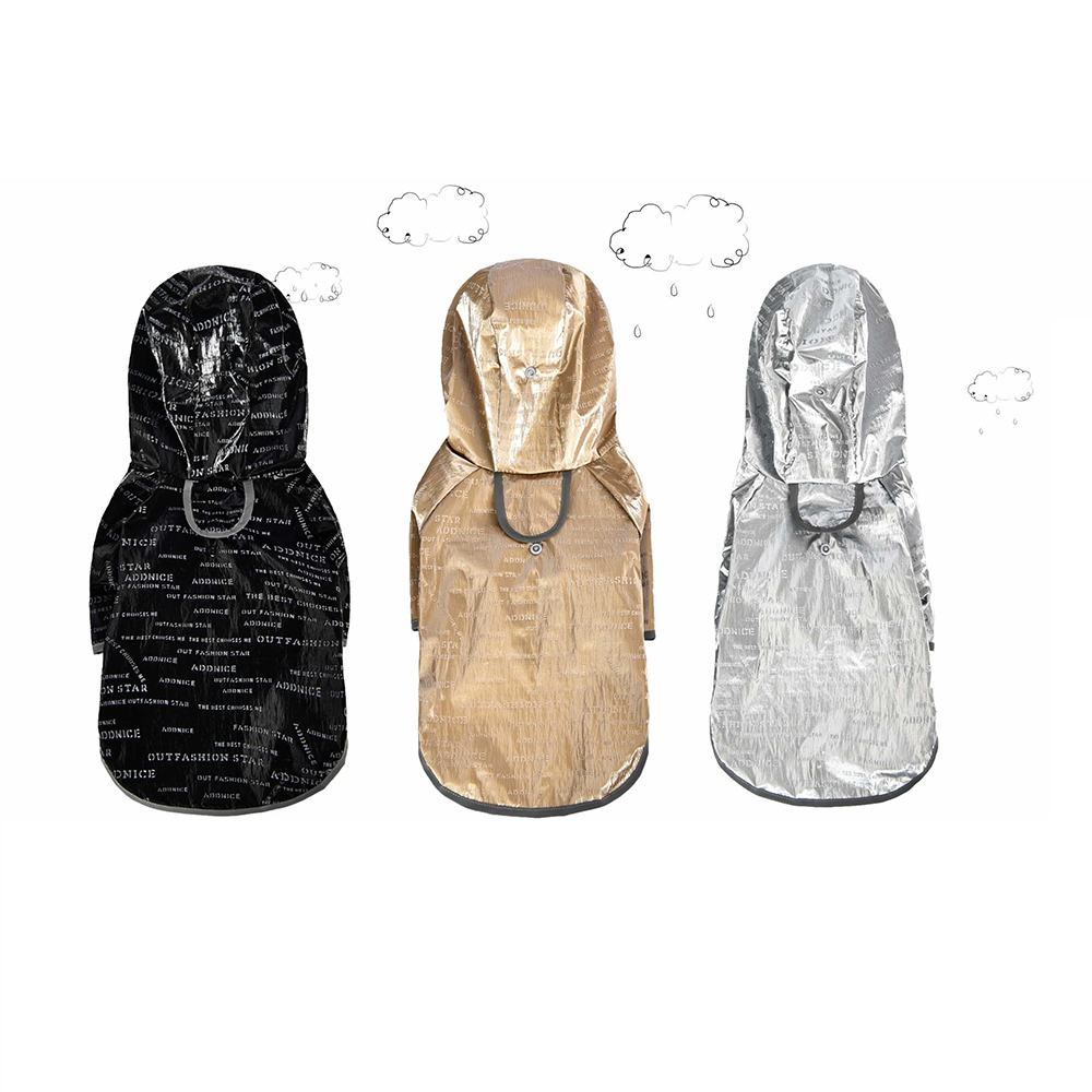 Hot Wholesale Pet Raincoats Adjustable Lightweight Designer Pet Dog Coat Waterproof Raincoat