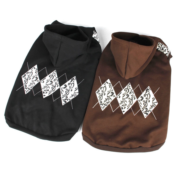 Free Shipping Pet Clothes Dog Coat Puppy Apparel Muti-sizes Thick Soft Fleece Dog Hoodie