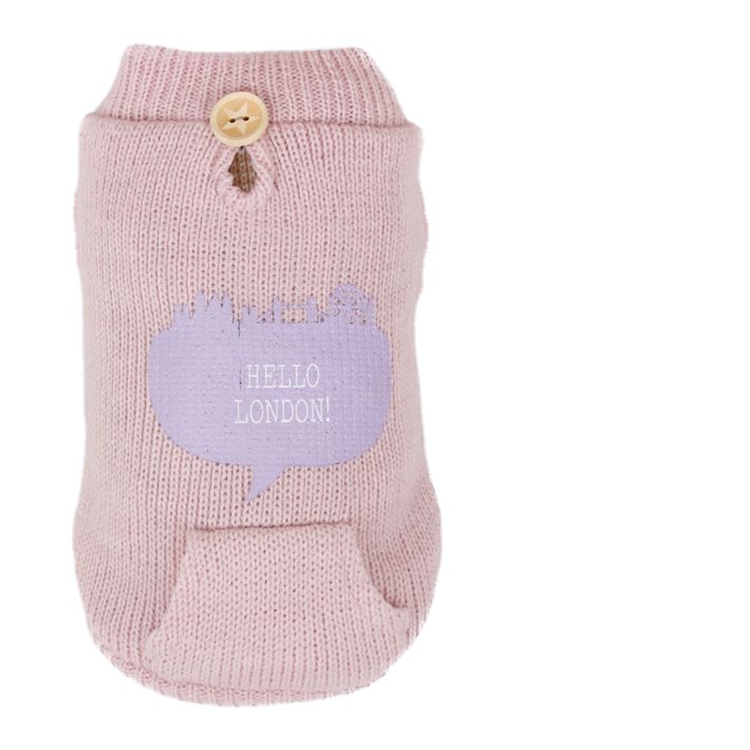 Wholesale Customized Good Quality Sustainable Wholesale Pet Sweaters Christmas Dog Pink Pet Sweaters