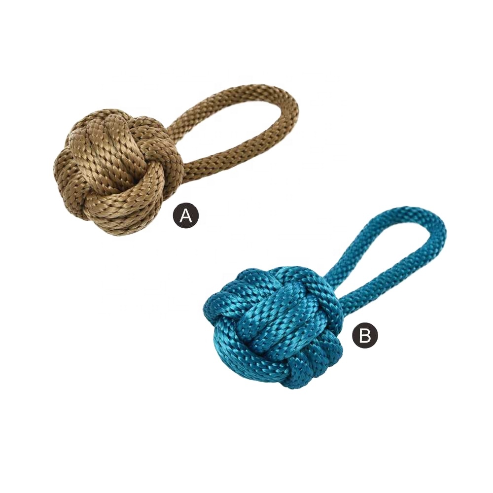 Hot Sale Blue New Design Wholesale Fashion Dog Collar Woven Rope Oxford Cloth Pendant