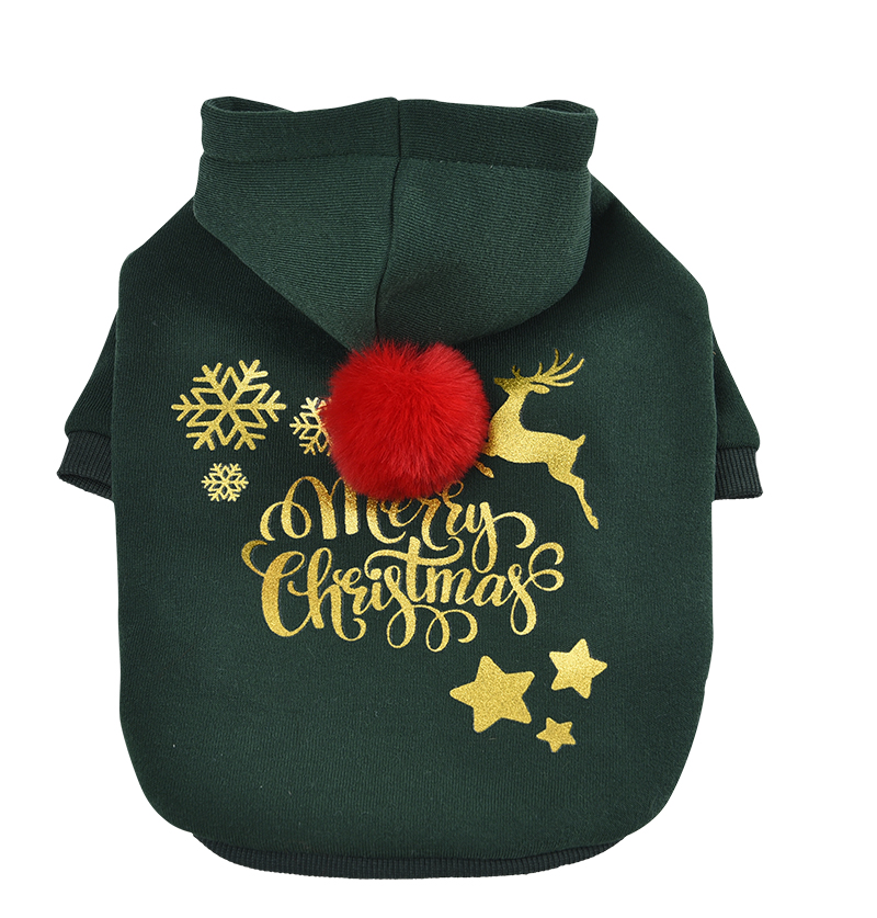Sustainable Christmas Design Green Dog Dresses Pet Clothes Pet Clothing Dog Clothes