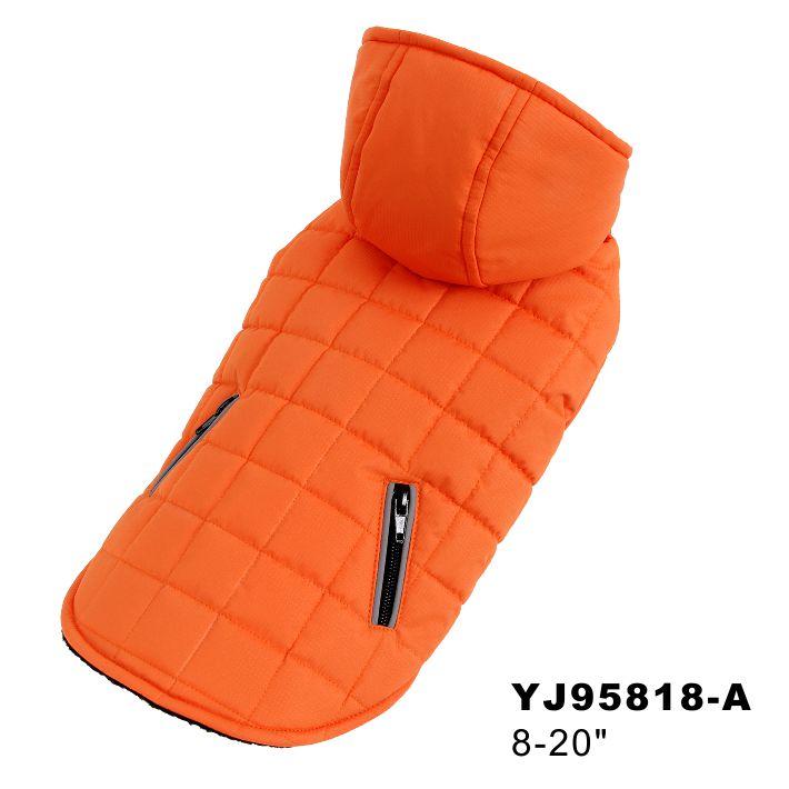 Outdoor Warm Sport Dog Clothes With Hood Pet Apparel Supplier Accessories Private Label Luxury Pet Apparel