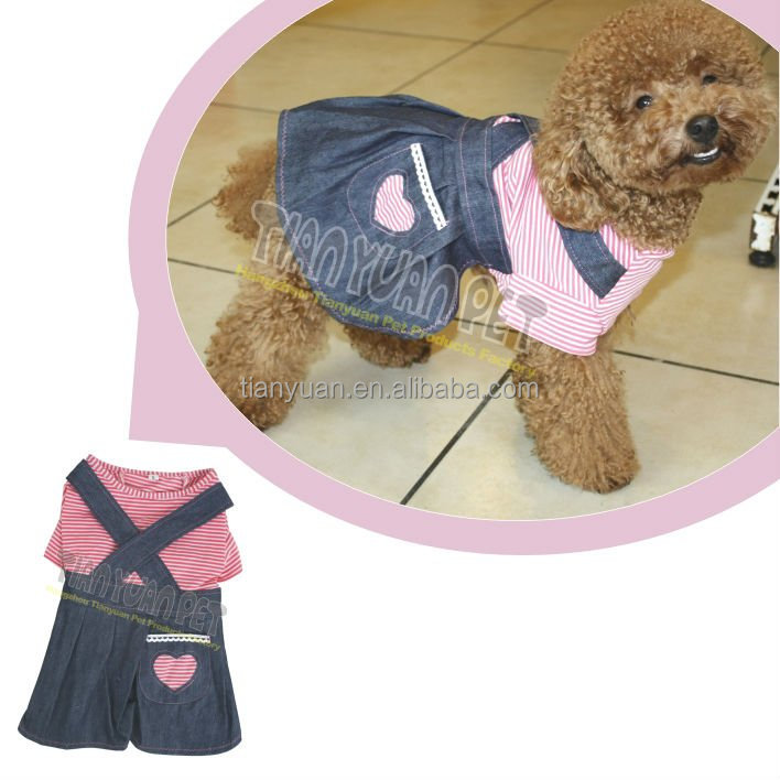 Best Selling Durable Using China Dog Jeans Dress Wholesale Japan Dog Clothes