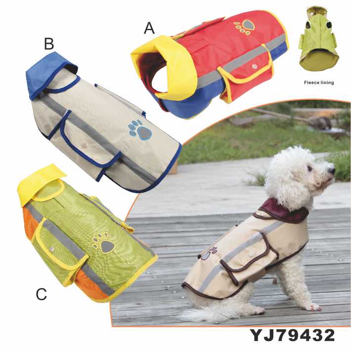 Luxury Colorful New Design Lead Dog Waterproof Coat Dogs Clothes Apparels,Dog Rain Coat