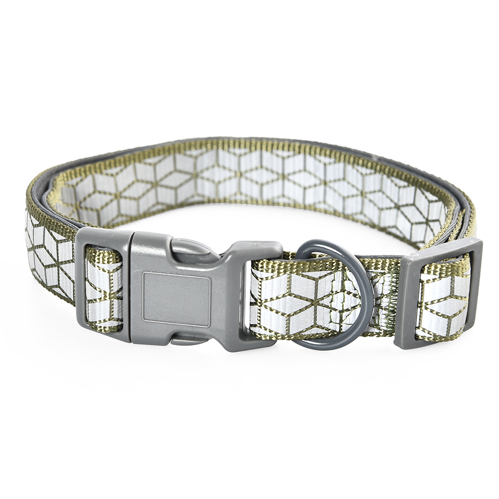 Wholesale Classy Reflective Strip Pet Collar Dog Leash Harness Bandana Set