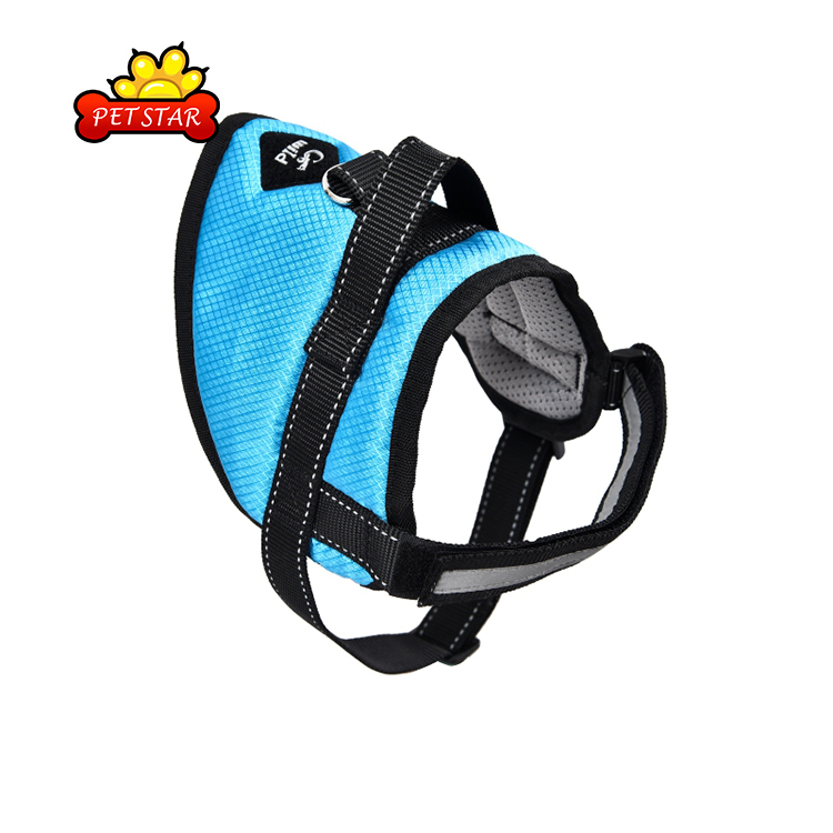 Durable Any Color Breathable Mesh Reflective Fabric Custom Logo Soft Small Dog Harness