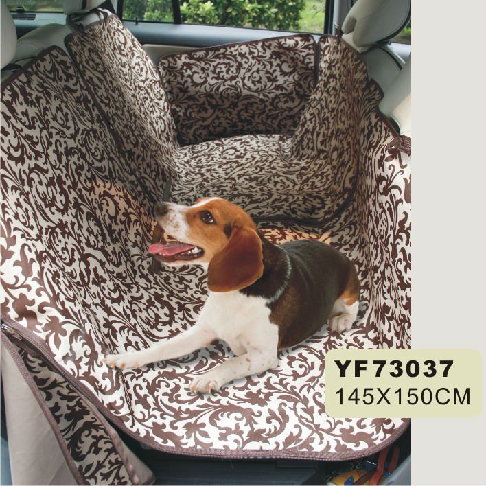 2021 Prevent Scratches Print Oxford Fabric Dog Car Blanket Dog Car Protect Seater