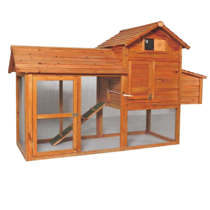 2021 Luxury Blue Yellow Super Large Outdoor Wood Chicken Coop Chicken Hutch