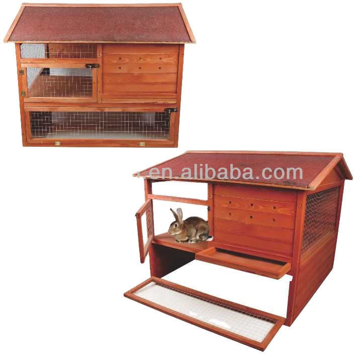 122x116x96cm Outdoor 2 Story Cheap Large Wooden Rabbit Cage,Rabbit House Hutch