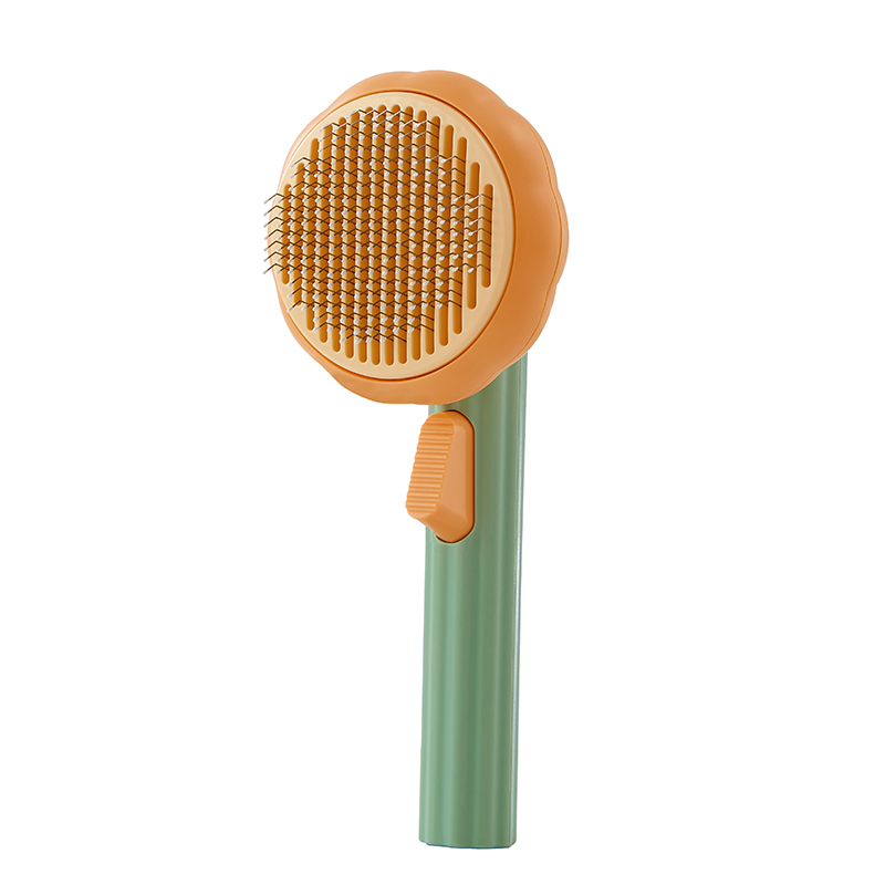 Pet Grooming Brush Self Cleaning Automatically Dog Cat Slicker Brush Remove Dog Hairs Pet Comb