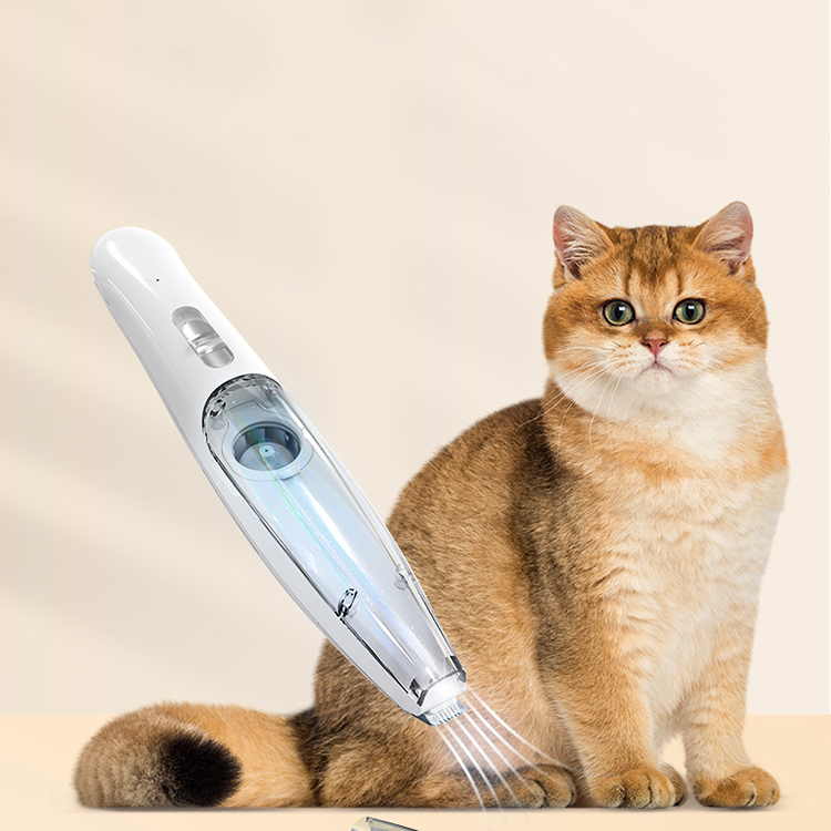 Pet Grooming Trimmer Vacuum With Led Light Pet Hair Clipper Pet Clipper Set