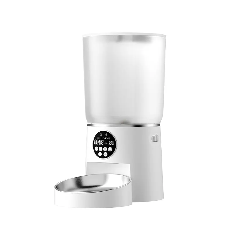 4.l Storage Powerful Interactive Timely Food Bowl Smart Pet Feeder