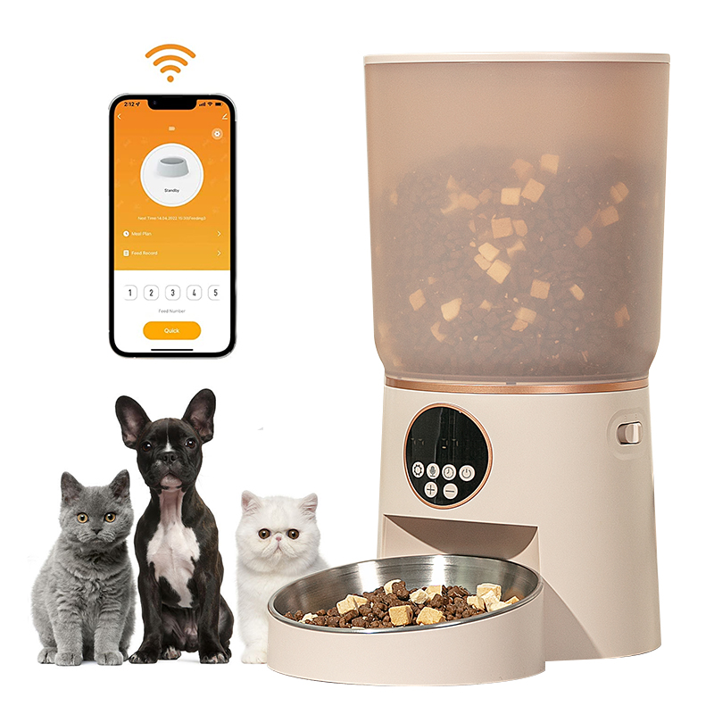 Smart Durable Pet Feeders Dog Cat Food Dispenser Wifi Smart Automatic Pet Feeder