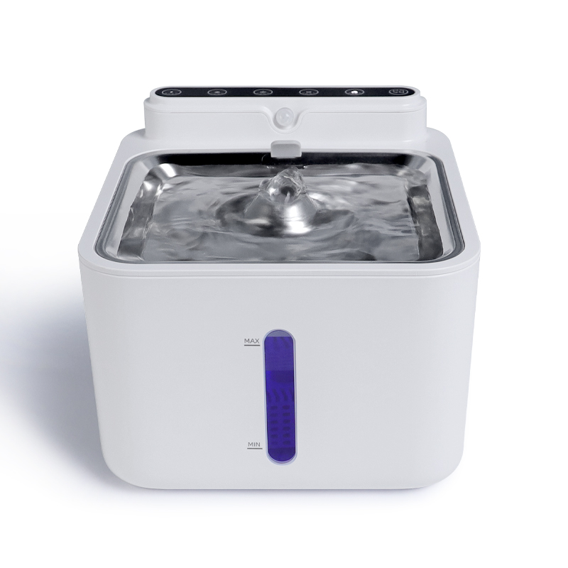 Petnessgo New Arrive Usb Charge Wireless Intelligent Pet Water Dispenser Reaction Water Fountain With Filter For Pet Drinking